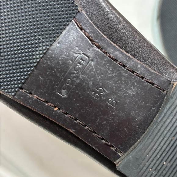 Coach Eileen brown leather Loafers Horsebit Buckle Slip On Shoes Womens Size 6.5 - Picture 6 of 9